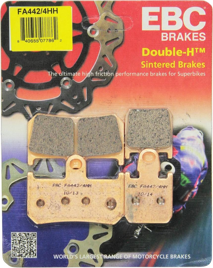 EBC Brakes FA442/4HH Disc Brake Pad Set, red