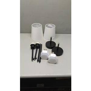 NIORSUN 14.5 inch Battery Operated Wall Sconce Set of 2,Brushed Nickel Rechargeable Wall Lights with 5200mAh Dimmable Bulbs and Remote,9 Colors Wireless Sconces for Bedroom Living Room Decor Missing Remote Controller