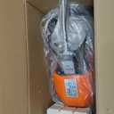 4-Blades Ice Shaver, Electric Shaved Ice Machine Ice Shaver Machine,200lbs/hr ice Crusher with Ice Pick for Home and Commercial UseOrange