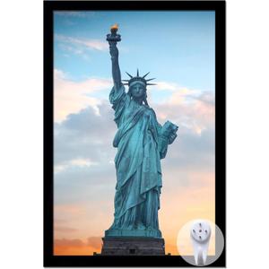 OMAIGAR 16x24 Picture Frame for 16by24 Poster Photo Canvas Certificate Black High Transparent Photo Frame Wall Desktop Horizontal Vertical 16 x 24