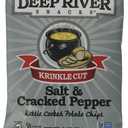 Deep River Snacks Salt and Pepper Kettle Chips, 24 Count, BBD 10/27/2025