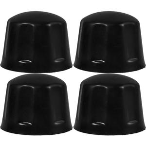 OUNONA Wheel Hub Cap Cover Replacement for Atv 4 Pack Rim Dust-Proof Rubber Center Caps for Rims Secure Fit Tire Nut Covers