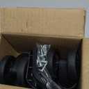 Zoofen Suitcase Wheels Swivel Casters Luggage Wheels Replacement with 4 Screw Holes (W044-B,2 pcs)