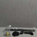 Upgrade Seamless Blackout Curtain Rod for Windows 16 to 32 inches, Adjustable Heavy Duty Wrap Around Curtain Rods, Modern Industrial Rod for Indoor Outdoor Black, 16"-32"