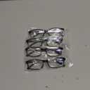 Gaoye +0.5 Reading Glasses Men - Blue Light Blocking Lenses, TR90 Frames, UV400 - Eyeglasses with Clear Vision (A4 Pack Black)