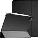 ProCase Smart Case for iPad Pro 12.9 2022/2021/2020/2018, Slim Stand Hard Back Shell Smart Cover for iPad Pro 12.9" 6th Gen/5th Gen/4th Gen/3rd Gen -Black