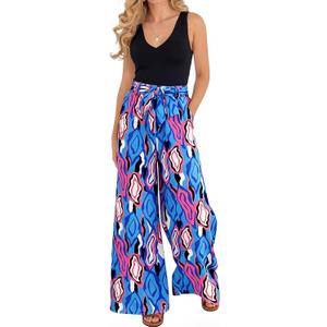 BTFBM Two Piece Sets For Women Summer 2026 Spring Outfits Casual Sleeveless Wide Leg Pants Sets Beach Vacation Clothes (XL)