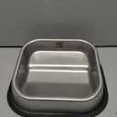 Nicelock Stainless Steel Dog Bowl, Slanted Dog Bowls, Tilted Angle Bulldog Feeder, Non-Slip & Non-Spill & Premium Material & Easier to Eat, for Flat-Faced Dog Breeds or Cats
