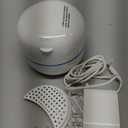 Ultrasonic Retainer Cleaner - UV Dental Cleaning Pod Night Guard Cleaner for Dentures, Aligner, Braces, Toothbrush Heads, Jewelry (White)