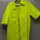 Red Kap Men's Short Sleeve Enhanced Visibility Work Shirt, Size L