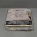 Mueller UltraTemp 6 PC Queen Sheet Set - Ultra-Soft Luxury Series, Cooling & Breathable Hotel Luxury Bed Sheets, Deep Pocket Wrinkle-Free Oeko-TEX, Cream