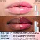 L'Oreal Paris Plump Ambition pH Hyaluron Lip Oil, Color Shifting Lip Tint with 24HR Hydration, Volumizing Shine and Lasting Color, 050 pH Lilac
