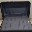 Coolife Luggage 3 Piece Set Suitcase Spinner Hardshell Lightweight TSA Lock (Navy, 20/24/28)