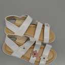 Vokamara Big Girls Fashion Strap Sandals Summer Shoes (1 Little Kid, X-white)