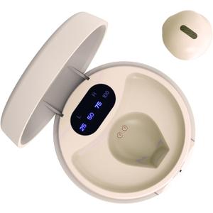 Invisible Mini Wireless Bluetooth Single Earbuds, Small Semi in-Ear Earbuds for Work & Daily Use, Touch Control, Lightweight for Music & Audiobooks