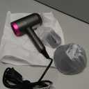 CONFU Ionic Blow Dryer 1600W, Portable Lightweight Fast Drying Negative Ion Hairdryer Blowdryer, 3 Heat Settings & Infinity Speed, with Diffuser and Concentrator Nozzle for Home & Travel (Grey)