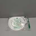 OWENIE Christmas Placemats Set of 4, Xmas White Snowman Round Place mats for Holiday Kitchen Dining Table, Burlap Embroidered Doilies with Red and Green for Kids, Xmas, Parties, Machine Washable