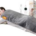 HighHeat Boost & Rapid Heat Up XL Heating Pad 40"x20" for Back/Neck/Shoulder Pain Relief, Full Body Electric Pad for Period Cramps/Sore Muscles, Deep Moist Heat, Night Grey