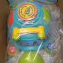 Musical Turtle Baby Toys 6-12 Months, Bilingual Educational Crawling Toys 7 8 9 10 Months, Light up Infants Tummy Toy with Sound, Number, Letters, Gifts Present for Baby 4 5 6 12 Month (Green)