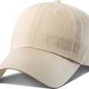 GADIEMKENSD Extra Curved Brim Baseball Cap, Unstructured Design, Premium Cotton, Unisex