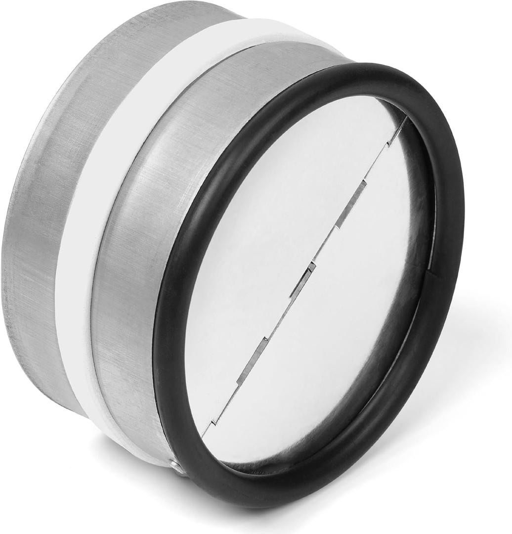neverest RKI 4" Professional Backdraft Damper Inline Spring Loaded for Dryer Duct Fits Only with Metal Ducts