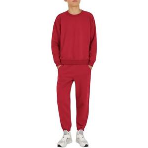 Haloumoning Boys 2 Piece Outfits Sweatsuit Kids Crewneck Sweatshirt and Elastic Waist Sweatpants Set 5-6 Years 