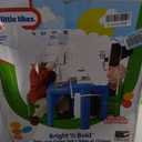 Little Tikes Easy Store Picnic Table with Umbrella, Multi Color, 42.00''L x 38.00''W x 19.75''H, Standard