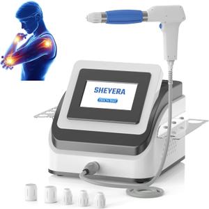 Shockwave Therapy ESWT Machine Extracorporeal Physical Therapy,Relieve Body Muscle and Joints Pain Massager 8Bar for Back Elbows Foot,Painless,Non-Invasive,No Side Effects, DR-88
