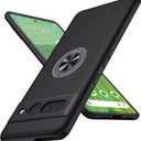 JAME for Google Pixel 7 Pro Case, Slim Fit Case with Invisible Ring Kickstand, Military Grade Drop Tested, Dual Layer Shockproof Protective Phone Case for Pixel 7 Pro 6.7", Black