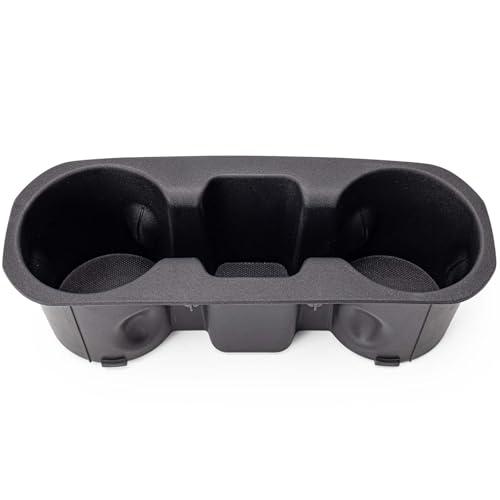 Front Floor Center Console Seat Armrest Cup Holder Insert Liner Fit for Chevy Silverado 1500&2500/3500 HD for GMC Sierra 1500&2500/3500 HD 2019-2023, Console Mat Replace# 84505584