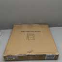 danpinera Round Side Table with Fabric Storage Basket, Metal Side Small Bedside Table Nightstand with Removable Tray Top for Living Room, Bedroom, Nursery, Bathroom, Gold