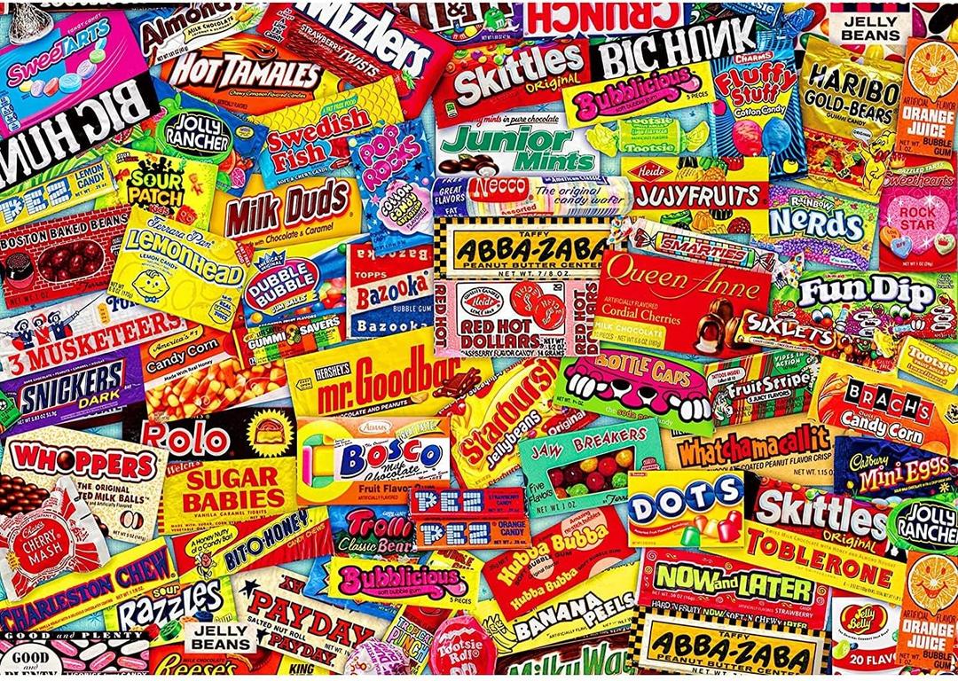 YINSHENG Jigsaw Puzzles for Adults Puzzle for Adults 1000 Piece - Crazy Candy - Jigsaws Puzzles 1000 Piece for Adults Kids Educational Game Toys Gift for Home Wall Decoration (27.6"x 19.7")