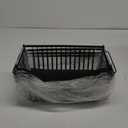 4 Pcs Stackable Wire Baskets for Pantry Organizers and Storage,Vegetable Fruit Basket for Countertop,Kitchen Storage Metal Baskets,Produce Potato Onion Storage Bin,Black