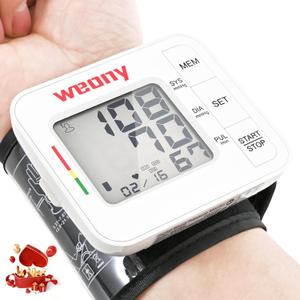 Blood Pressure Monitor for Home Use,Automatic Wrist Blood Pressure Monitor,Adjustable Wrist Blood Pressure Cuff (5.3-8.5) 2 * 90 Memory Digital Blood Pressure Machine with Carrying Case