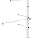QWORK Professional Metal Sports Gear Drying Rack, 5522 Inches, Includes Hanging Clips and Wrist Band, Ideal for Hockey, Football, Lacrosse Equipment