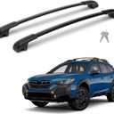 2 x 300Lbs Lockable Roof Rack Cross Bars Compatible with Subaru Outback Wilderness 2022-2026, Heavy Duty Aluminum Anti-Corrosion Cross Bar Fit Luggage Luggage Kayaks Bicycles Snowboard