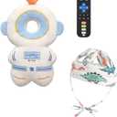 Baby Head Protector Backpack Head Protection Pillow, Baby Helmet for Crawling Walking and Baby Teething Toys 3Pcs Set