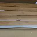 Solid Carbonized Bamboo Wire Shelf Covers for Wire Shelving, Wire Rack Covers for Pantry Shelves, Tool-Free & Snap-On (5pcs, 35" W x 12" D)