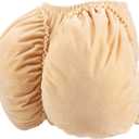 Hotop Fake Butt Halloween Costume Accessories Costume for Adults Big Butt Suit Old Lady Costume for Halloween Cosplay Dress Party, Solid Nude Color