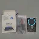 Vlog Selfie Monitor Screen iPhone, 4K 60fps Recording, Wireless Screen Mirroring with Remote Control, Magnetic Fixation, 180° Rotation, 3 Levels of Brightness, Compatible with iPhone & Android (Black)