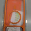 TORRAS Stronger Magnetic & Shockproof for iPhone 17 Pro Max Case, Fit for MagSafe, Military Grade Drop Protection, Camera Control, DIY Button, Slim for iPhone 17 Pro Max Case Translucent Orange