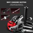 SCITOO 2pcs Rear Shock Absorbers Replace for Hyundai for Sonata