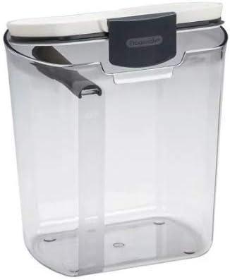 Progressive International Simple Transparent 4 Qt. Flour Keeper, 3 Count, 8 x 6.5 x 8.24 Inches