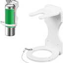 Boat Nylon Fire Extinguisher Bracket,Mounting Bracket with Quick Release Pin,Fire Extinguisher Brackets Compatible with Fire Extinguishers (White)