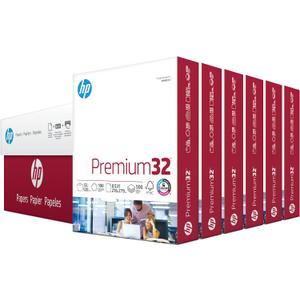HP Printer Paper | 8.5 x 11 Paper | Premium 32 lb | 6 Pack - 3000 Sheets | 100 Bright | Made in USA - FSC Certified | 113100C