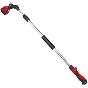 Chapin International 4673 10 Pattern Rotatable Nozzle and 39 to 56 inches Extension Telescoping Watering Wand, Black/Red, 39-56 inches