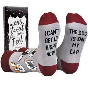 Cavertin Women's Novelty Socks with Gift Box - Dog Socks for Women - Dog Lover Gifts (Dog Lover) Pack of 2