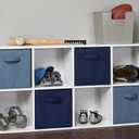 ClosetMaid Cubeicals 8 Cube Storage Shelf Organizer Bookshelf, Stackable, Vertical or Horizontal, Easy Assembly, Wood, White Finish