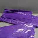 Teling 200 Pcs Thanks Bags with Handle Bulk Thank You Merchandise Bags 3 Size Plastic Packet Retail Shopping Package for Boutique 9 x 12'', 12 x 15'', 15 x 18''(Purple)