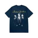 JONAS BROTHERS Official Merch 2007-2008 Vintage Photo T-Shirt, Navy, Medium
